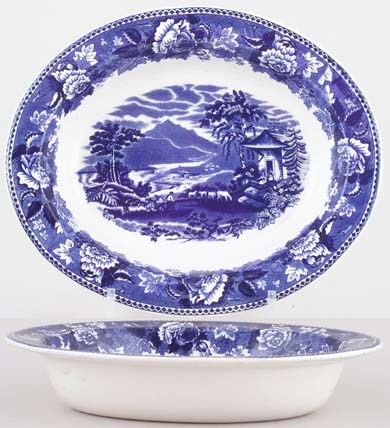 Dish oval c1940s